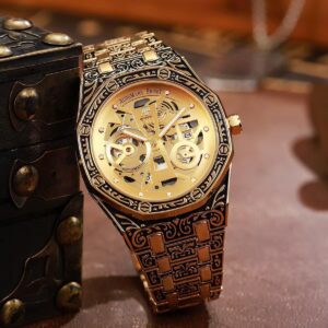 Luxury Skeleton Dial Automatic Watch